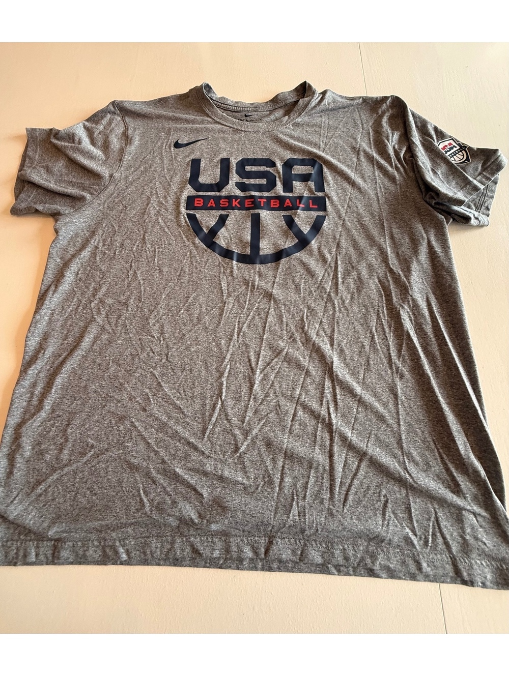 Nike USA Basketball Dri-FIT Gray T-Shirt XXL